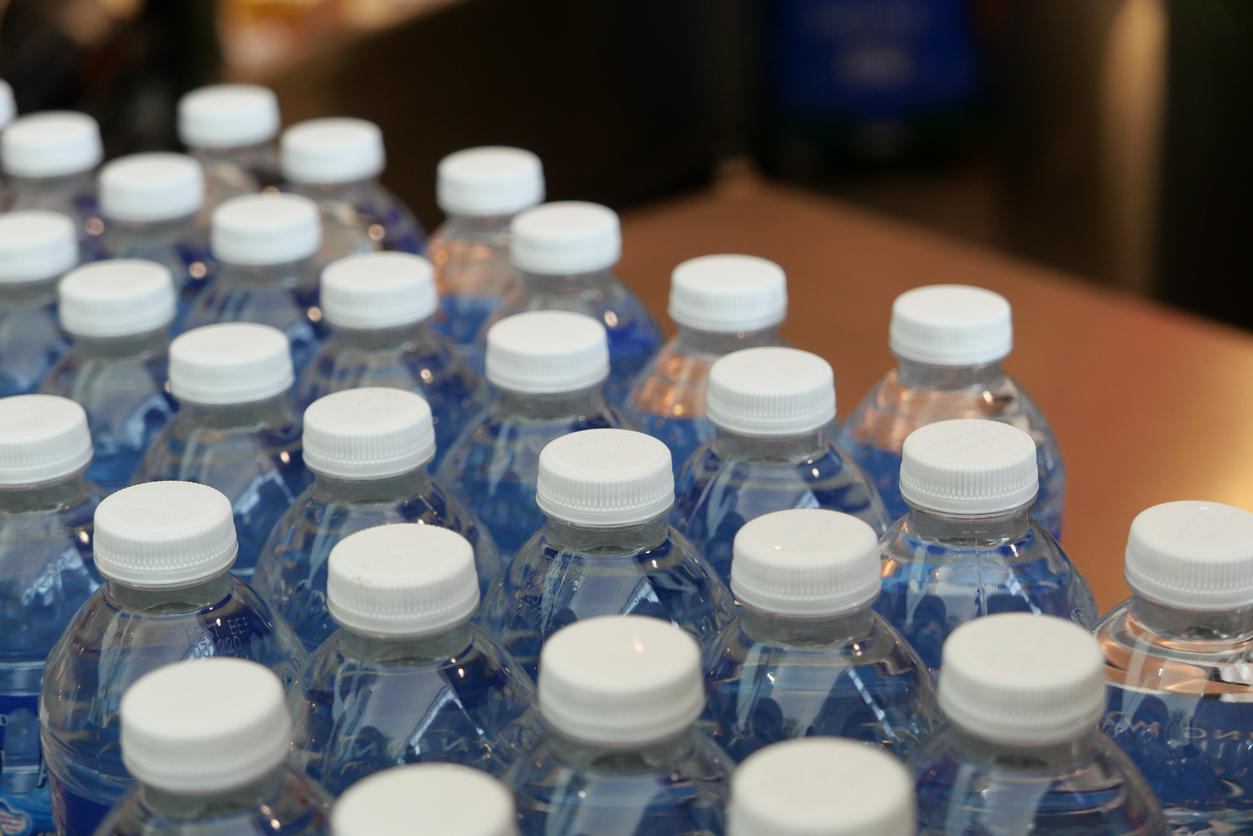 Gratis flesje water
